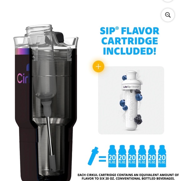 Eclipse StrawSip Tumbler - Black 24oz - Picture 9 of 13